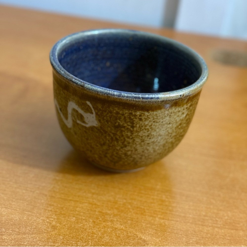 Antique handmade ceramic‎ bowl